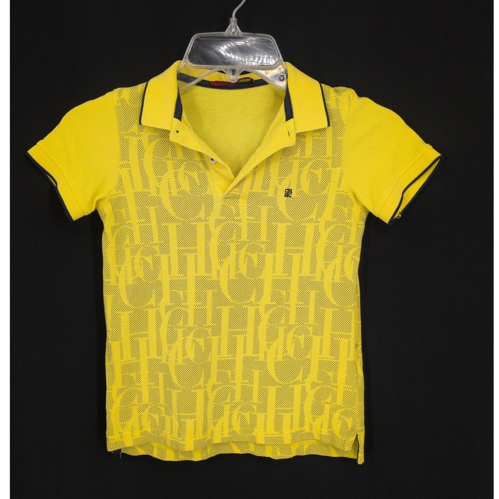 Carolina Herrera Polo Shirt CH Monogram Preppy Old Money Heritage Youth Size 6